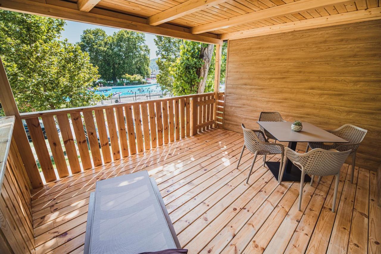 Premium Mobile Tree House With Thermal Riviera Tickets Чатеж-об-Сави Экстерьер фото