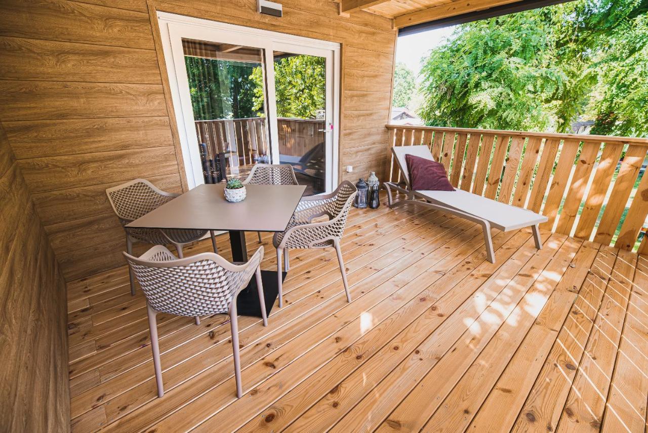 Premium Mobile Tree House With Thermal Riviera Tickets Чатеж-об-Сави Экстерьер фото